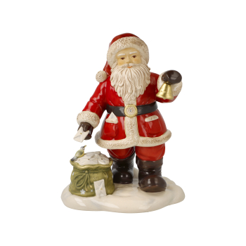 Goebel Weihnachtsmann - Wünsche werden war NEUHEIT 2026 Weihnachtsmann mit Sack Wunschzettel Porzellanfigur Weihnachten limitierte Edition