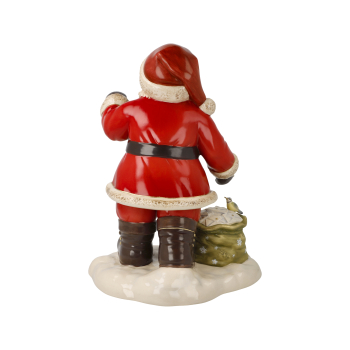 Preview: Goebel Weihnachtsmann - Wünsche werden war NEUHEIT 2026 Weihnachtsmann mit Sack Wunschzettel Porzellanfigur Weihnachten limitierte Edition