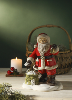 Goebel Weihnachtsmann - Wünsche werden war NEUHEIT 2026 Weihnachtsmann mit Sack Wunschzettel Porzellanfigur Weihnachten limitierte Edition