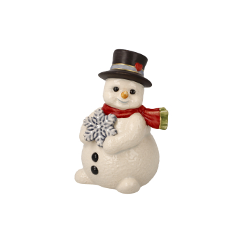Goebel Schneemann mit Schneeflocke Kleine Winterfreude NEUHEIT 2026 Porzellanfigur Weihnachten