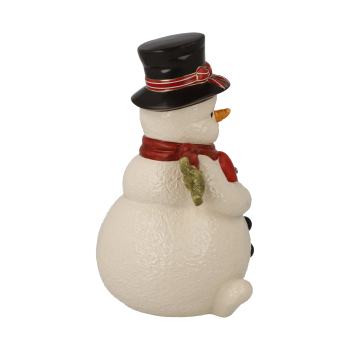 Preview: Goebel Schneemann - Glücksherz - NEUHEIT 2026 Weihnachten limitierte Edition Porzellanfigur