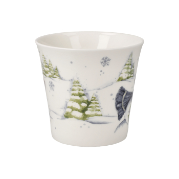 Preview: Goebel Hello Winter Coffee-/Tea Mug Schneemann mit Besen Tasse Porzellantasse NEUHEIT 2026
