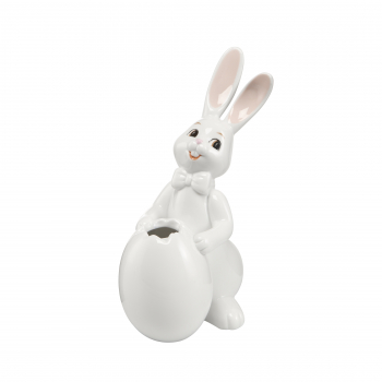 Goebel Hase Snow White " Little Spring " mit Vase