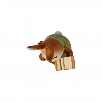 Goebel Figur Hasenschule - Hoppla ! - Ostern Hasejunge mit Büchern