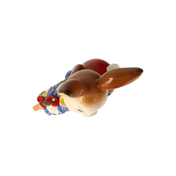 Goebel Hasenjunge So schön ist der Frühling Hase mit Schubkarre und Blumen groß