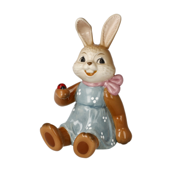 Goebel Hase Glückskind NEUHEIT 2025 Hasenmädchen mit Maikäfer Figur
