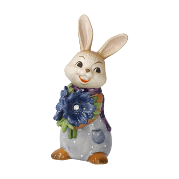 Goebel Hase Kleiner Kavalier NEUHEIT 2025 Hase mit Blumen und Kristallsteinen