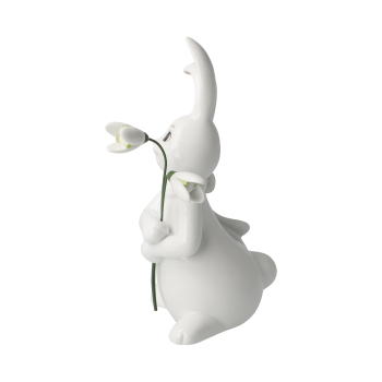 Goebel Snow White Lovely Snow Bells Hase mit Schneeglöckchen NEUHEIT 2025