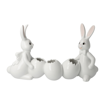 Goebel  Hasen mit Vase Snow White - Spring Feelings NEUHEIT 2025