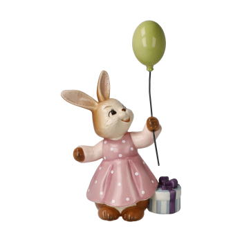 Goebel Hasenmädchen Wenn Träume fliegen NEUHEIT 2025 Porzellanhase mit Luftballon
