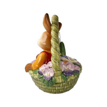 Preview: Goebel Ostergeschenk - Hase im Korbmit Ostereier und Blumen - Porzellanhase NEUHEIT 2026 Ostern