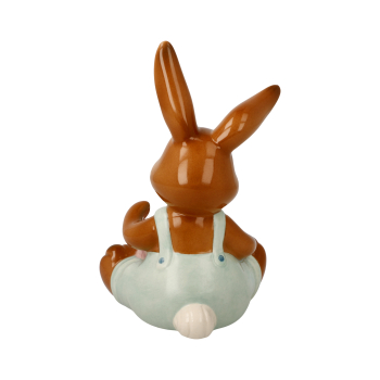 Preview: Goebel Dekorieren macht glücklich 2026 limitierte Edition Hase mit Blumenkorb Ostern Porzellanhasen