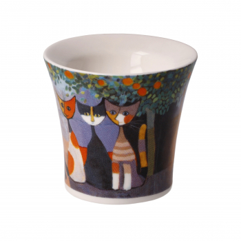 Goebel - Tempi felici - Rosina Wachtmeister Katzen - 2er Set Eierbecher Porzellan ANGEBOT