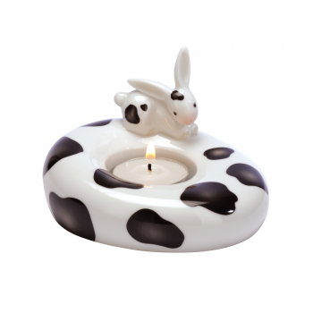 Goebel Cow Bunny de luxe Teelichthalter Figuren 8 cm