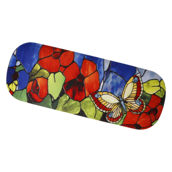 Goebel Brillenetui mit Brillenputztuch Artis Orbis - Schmetterlinge - Louis Comfort Tiffany
