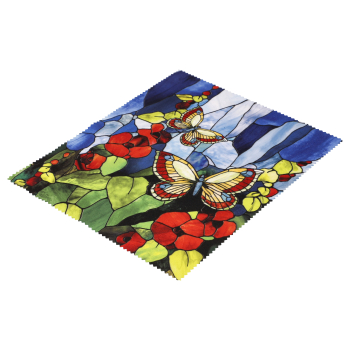 Goebel Brillenetui mit Brillenputztuch Artis Orbis - Schmetterlinge - Louis Comfort Tiffany