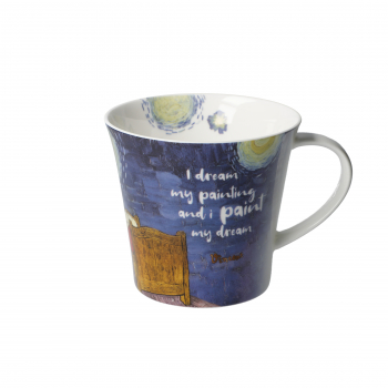 Goebel Sternennacht I dream my painting and i paint my dream - Coffee-/Tea Mug Tasse Vincent van Gogh Porzellantasse