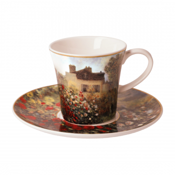 Goebel Das Künstlerhaus Künstlertasse Claude Monet Kaffeetasse Teetasse Espressotasse Porzellantasse