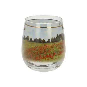 Goebel Windlicht Claude Monet Mohnfeld Teelicht Glas NEUHEIT 2025