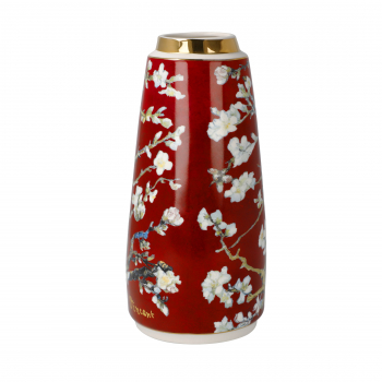 Goebel Der Mandelbaum rot Vase 18,5 cm Vincent van Gogh Künstler Motiv Porzellanvase NEUHEIT 2024 Blumenvase
