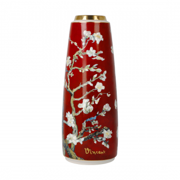 Goebel Der Mandelbaum rot Vase 26,50 cm Vincent van Gogh Künstler Motiv Porzellanvase NEUHEIT 2024 Blumenvase