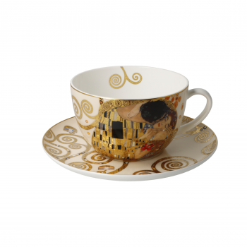 Goebel Der Kuss Gustav Klimt Künstler Jumbotasse Tasse Teetasse Cappuccinotasse NEUHEIT 2024 Porzellan