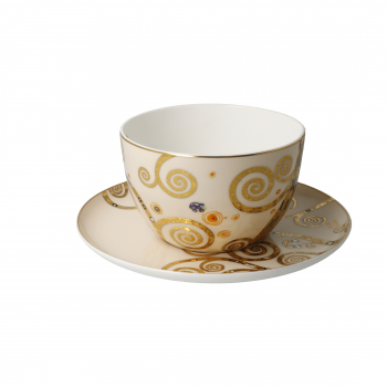 Goebel Der Kuss Gustav Klimt Künstler Jumbotasse Tasse Teetasse Cappuccinotasse NEUHEIT 2024 Porzellan