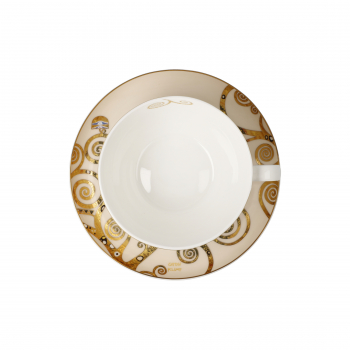 Goebel Der Kuss Gustav Klimt Künstler Jumbotasse Tasse Teetasse Cappuccinotasse NEUHEIT 2024 Porzellan
