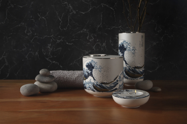 Goebel Die Große Welle Vase 25,50 cm Katsushika Hokusai Künstler Motiv Porzellanvase NEUHEIT 2025 Blumenvase