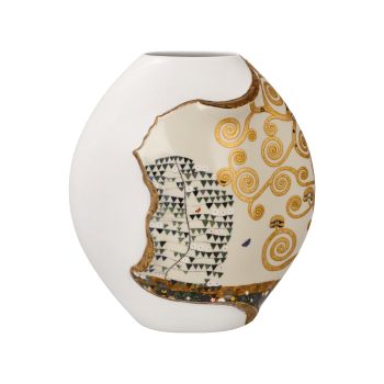 Preview: Goebel Der Lebensbaum Vase 13,5 cm Gustav Klimt Künstler Motiv Porzellanvase NEUHEIT 2026 Blumenvase