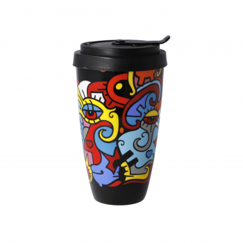 Goebel Billy the Artist - Together - Tasse Trinkbecher NEUHEIT 2021 Mug To Go mit Deckel Teetasse Kaffeetasse Porzellan