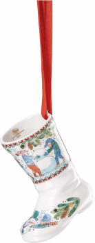 Rosenthal Hutschenreuther Porzellanstiefel Weihnachtsstiefel 2025 Weihnachtsspiele Porzellan Stiefel