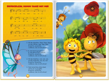 Die Biene Maja Meine ersten Lieder Buch Entdeckerbuch Beschäftigungsbuch Kinderbuch Lernbuch Spielbuch Lieder + CD Liederbuch