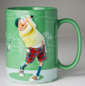 FO83002 - Tasse Golfer - Guillermo Forchino - Geschenkidee - Forchino Tasse