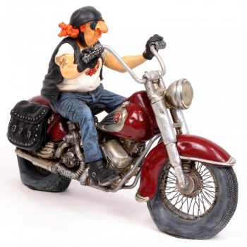 Guillermo Forchino FO85031 The Biker 25cm Figur Comic Art Geschenkidee Motorradfahrer