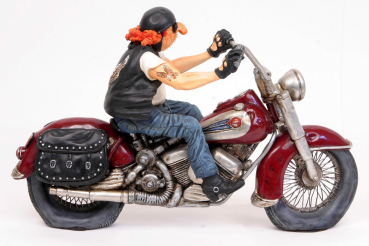 Guillermo Forchino FO85031 The Biker 25cm Figur Comic Art Geschenkidee Motorradfahrer