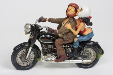 Guillermo Forchino FO85070 EXITING MOTOR RIDE Comic Art 26cm Motorrad Skulptur Geschenkidee Figur - AUSVERKAUFT -
