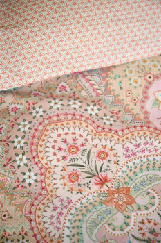 PIP STUDIO Jabali Flower Coral Bettwäsche 135x200cm Kopfkissen und Bettbezug