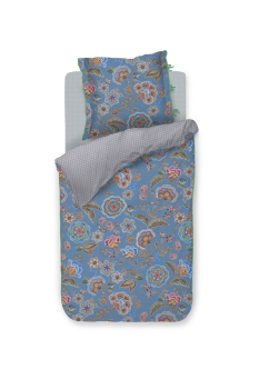 PIP STUDIO Matata Blue Bettwäsche 135x200cm Kopfkissen und Bettbezug