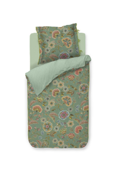 PIP STUDIO Matata Green Bettwäsche 135x200cm Kopfkissen und Bettbezug