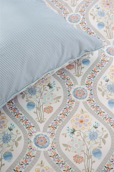 PIP STUDIO Ornamento Ramo White Bettwäsche 135x200cm Kopfkissen und Bettbezug