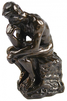 Parastone Pocket art Auguste Rodin Der Denker - Le Penseur Replikat im Geschenkkarton