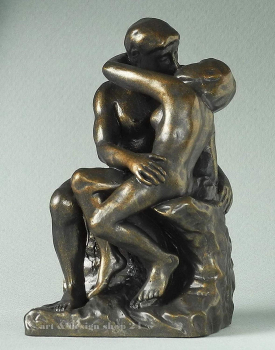 Parastone Pocket art Auguste Rodin Der Kuss - Le Baiser Replikat im Geschenkkarton