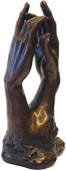 Parastone Pocket art Auguste Rodin Hände -Hands Replikat im Geschenkkarton Museumsrebilikat