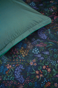 PIP STUDIO Querida Dark Blue Bettwäsche 135x200cm Kopfkissen und Bettbezug