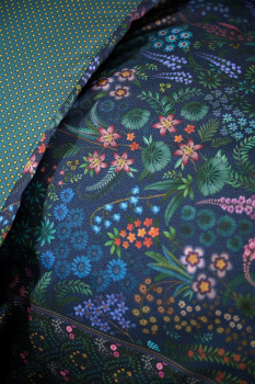 PIP STUDIO Querida Dark Blue Bettwäsche 135x200cm Kopfkissen und Bettbezug