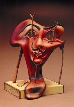 Salvador Dali Soft self portrait - Selbstbildnis mit gebratenem Speck