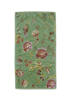 Pip studio Secret Garden Green Handtuch 55x100cm grün