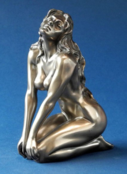 Parastone Body Talk nude woman  Skulptur Statue Akt Frau kniend 14 cm Museumsshop