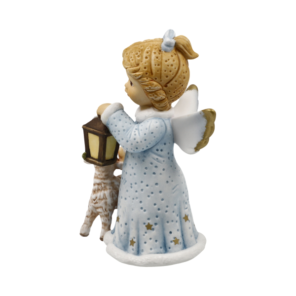 Goebel Heller Schein Nina & Marco Engel mit Lamm NEUHEIT 2025 Porzellanengel